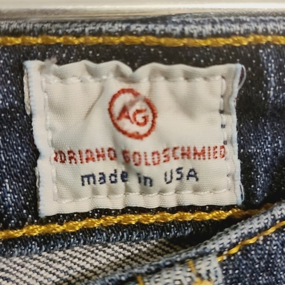 Ag Adriano Goldschmied | Women's Slightly Distressed Ballad Jeans (Size 28R) - Picture 3 of 15